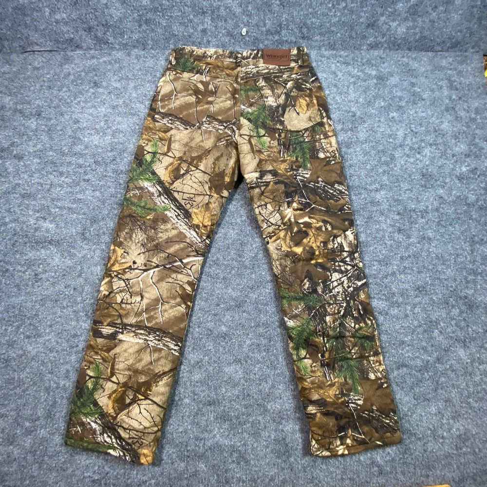 Wrangler ProGear Mens RealTree Camo Insulated Quilted Lined Hunting Pants 30x30